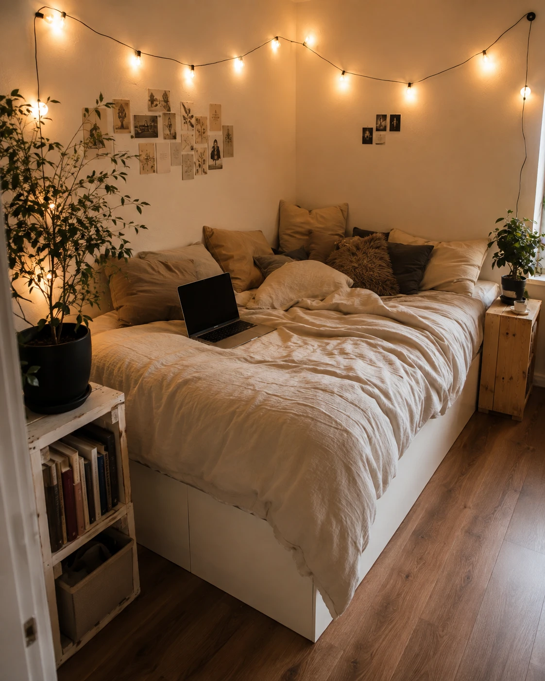 String Light Studio Bedroom